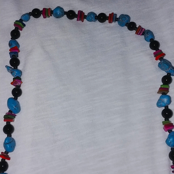 Handcrafted Natural Genuine Turquoise Necklace - Picture 7 of 8